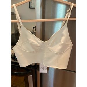 NEVER WORN NWT Zara Crop Top